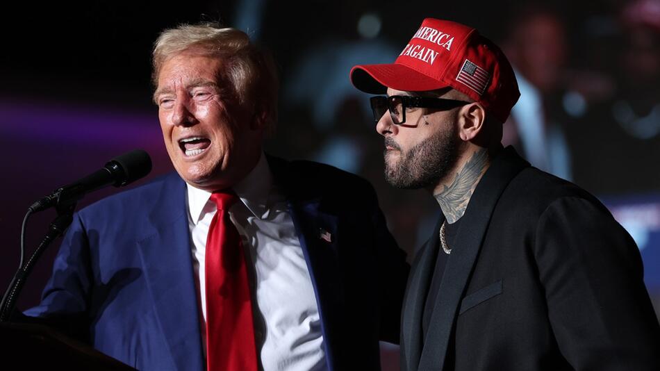 Nicky Jam tat erst im September seine Unterstützung für Donald Trump kund.