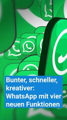 Bunter, schneller, kreativer : WhatsApp mit vier neuen Funktionen