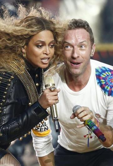 Super Bowl - Beyoncé und Chris Martin