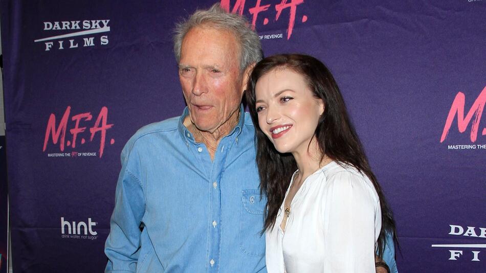 Francesca Eastwood macht ihren Vater Clint Eastwood (hier 2017) erneut zu ihrem Großvater.