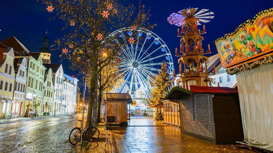 Cottbuser Weihnachtsmarkt vor Eröffnung