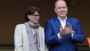 Stéphanie von Monaco und ihr Bruder, Fürst Albert II., am 21. Mai 2025 in Monaco