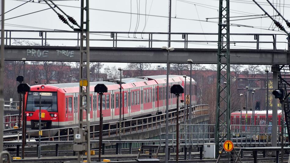 Stadtansicht Hamburg - S-Bahn