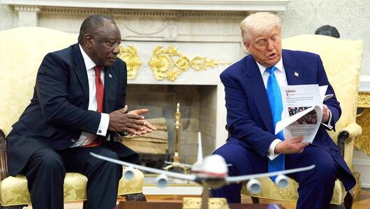 Donald Trump und Cyril Ramaphosa