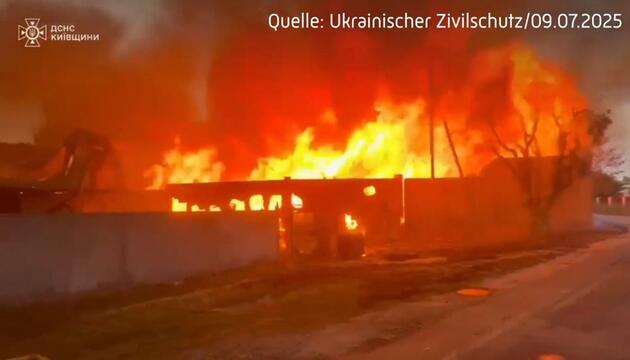 Drohnen und Raketen: Luftangriffe auf Kiew