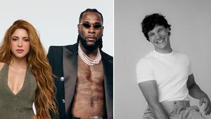 Shakira, Burna Boy und Wincent Weiss (re.) liefern die passende WM-Musik.