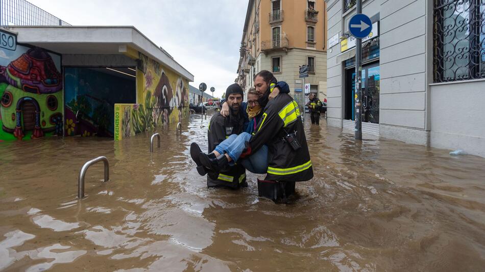 Überschwemmungen in Mailand