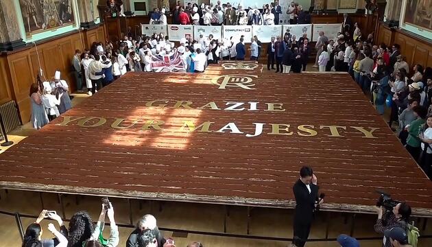 Süßer Rekord: 100 italienische Köche zaubern in London das längste Tiramisu der Welt
