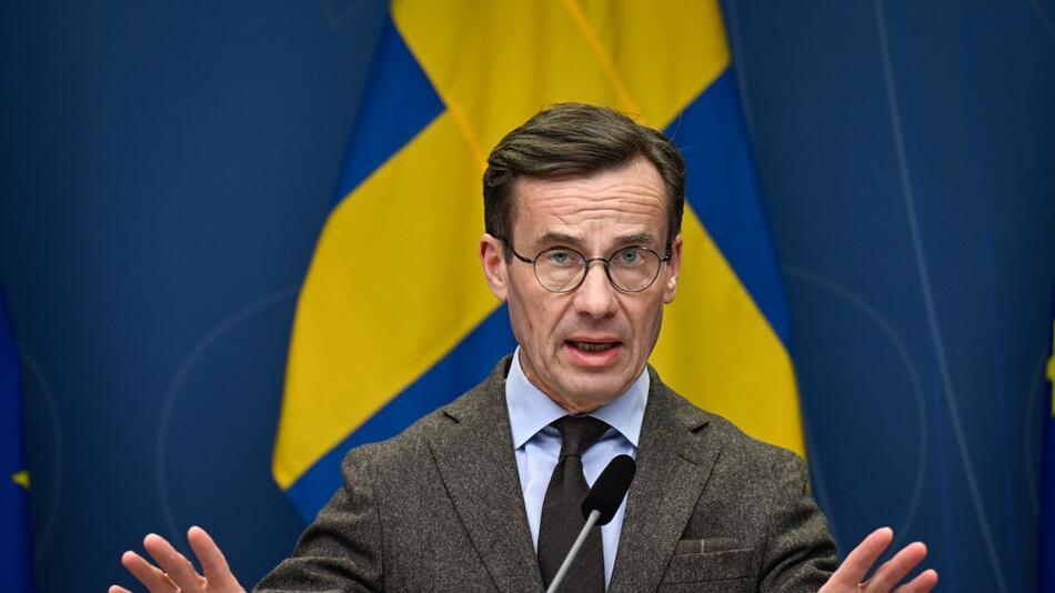 Pressekonferenz zur NATO-Bewerbung in Schweden