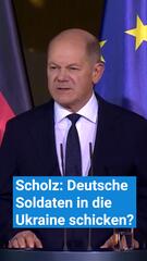 Deutsche Soldaten in der Ukraine? Das sagt Scholz dazu