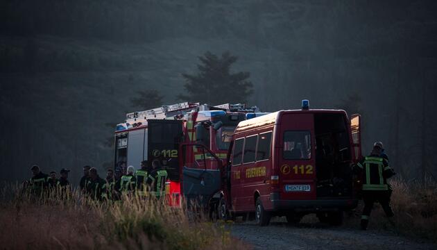 Waldbrand in Thüringen