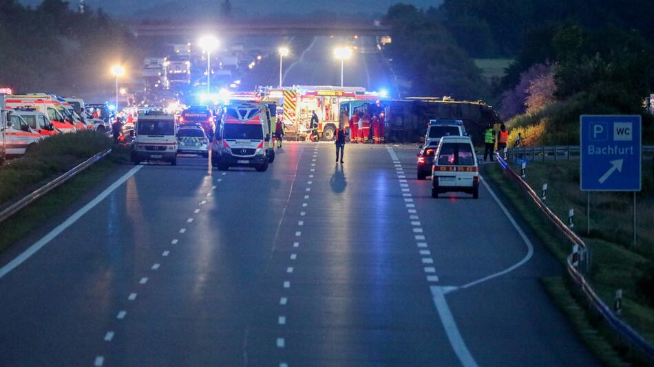 Serious bus accident on A9