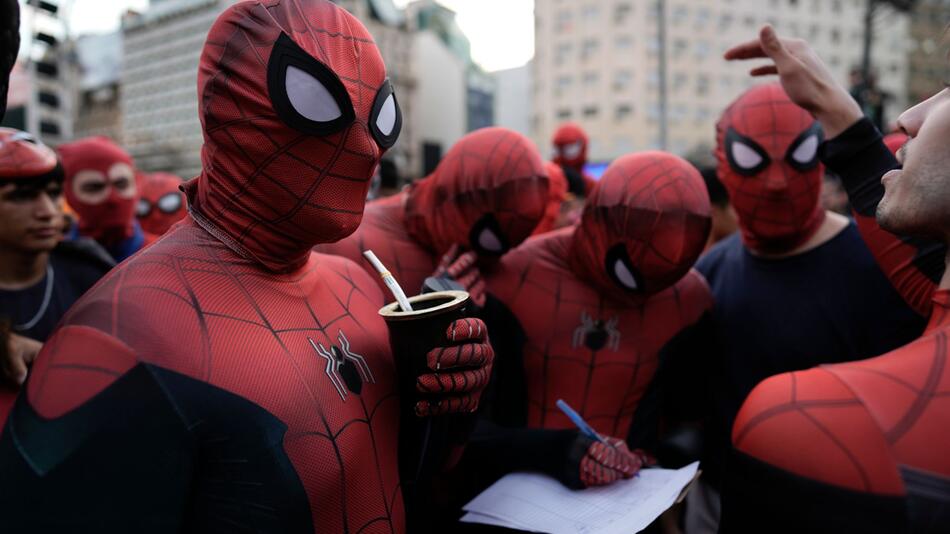 Spider-Man Versammlung in Buenos Aires