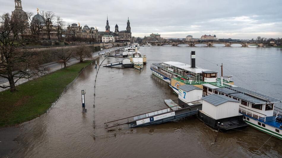 Hochwasser in Sachsen - Dresden