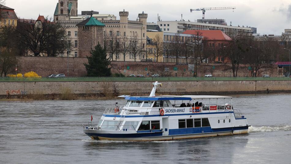 Die Elbe in Magdeburg