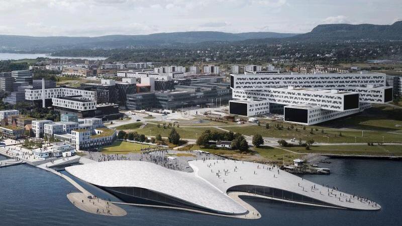 Riesiges Aquarium in Oslo