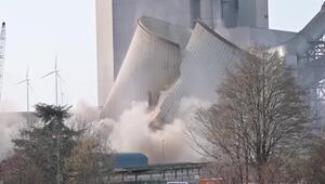 Kühlturm am Kraftwerk Frimmersdorf erfolgreich gesprengt