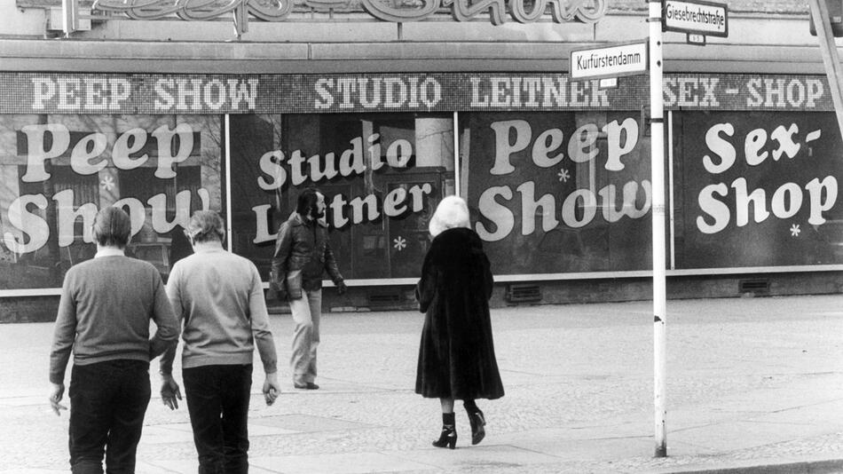 Sex- und Peep-Shows auf dem Kurfürstendamm in Berlin