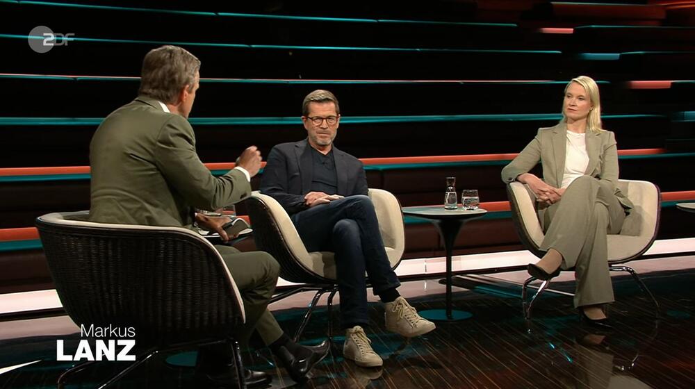 Markus Lanz, Karl-Theodor zu Guttenberg, Sonja Álvarez