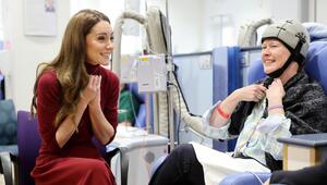 Prinzessin Kate und Patientin des Royal Marsden Hospital 