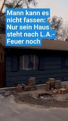 L.A.-Feuer: Ganzer Straßenzug abgebrannt – nur ein einziges Haus blieb verschont