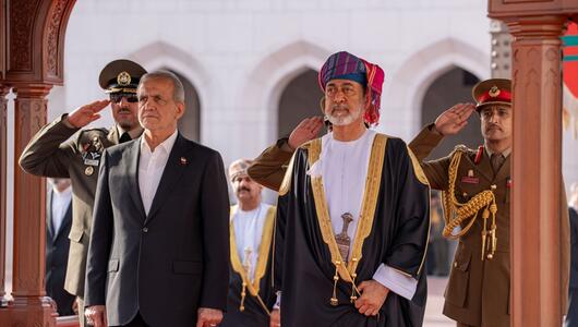 Irans Präsident Peseschkian in Oman