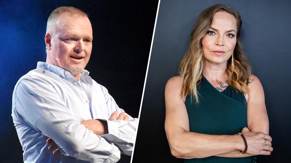 Bildmotage: Stefan Raab und Regina Halmich