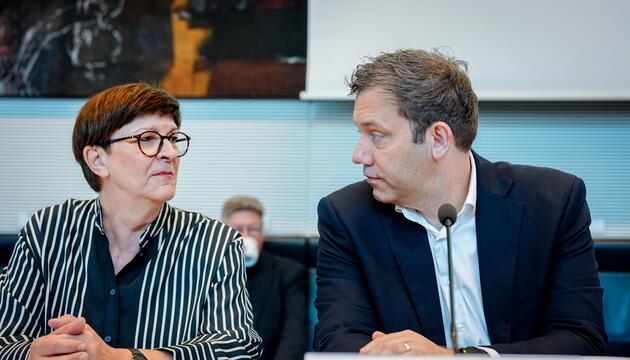 Saskia Esken und Lars Klingbeil
