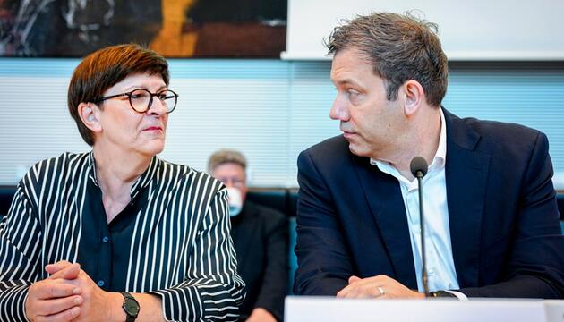 Saskia Esken und Lars Klingbeil