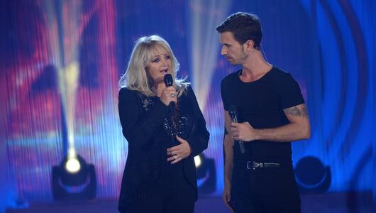 Florian Silbereisen und Bonnie Tyler bei einem gemeinsamen Auftritt im TV.
