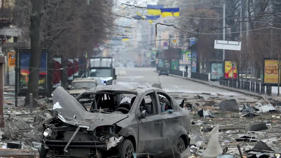 Ukraine, Krieg, Bomben, Verwüstung, Zerstörung, Russland, 2022