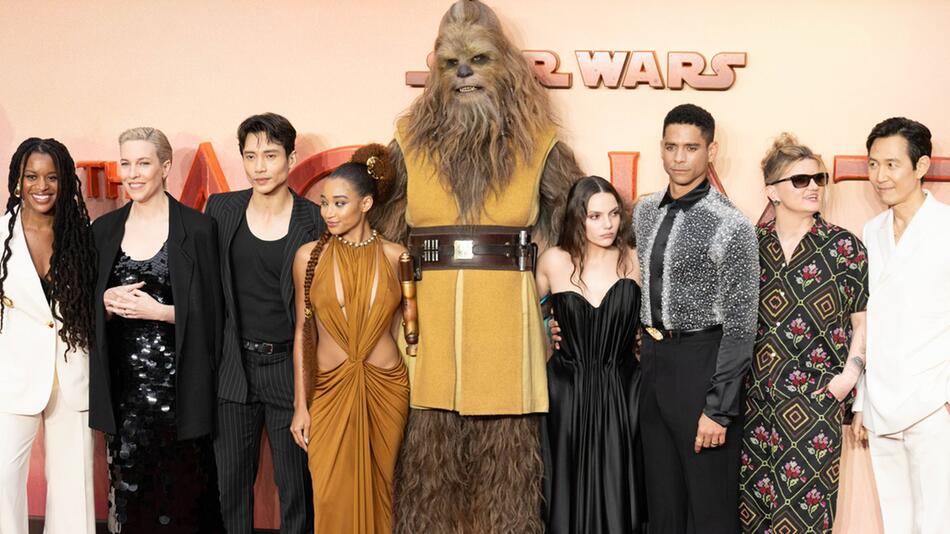 Der "Star Wars: The Acolyte"-Cast in London.