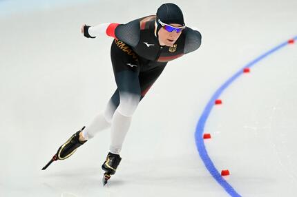 Claudia Pechstein, Eisschnelllauf, Olympia, Winterspiele, Peking, 3.000 Meter, 2022