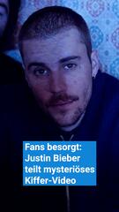 Fans besorgt: Justin Bieber teilt Kiffer-Video