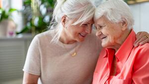 Frauen Seniorin glücklich