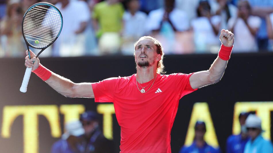 Alexander Zverev trifft im Halbfinale der Australian Open auf Novak Djokovic