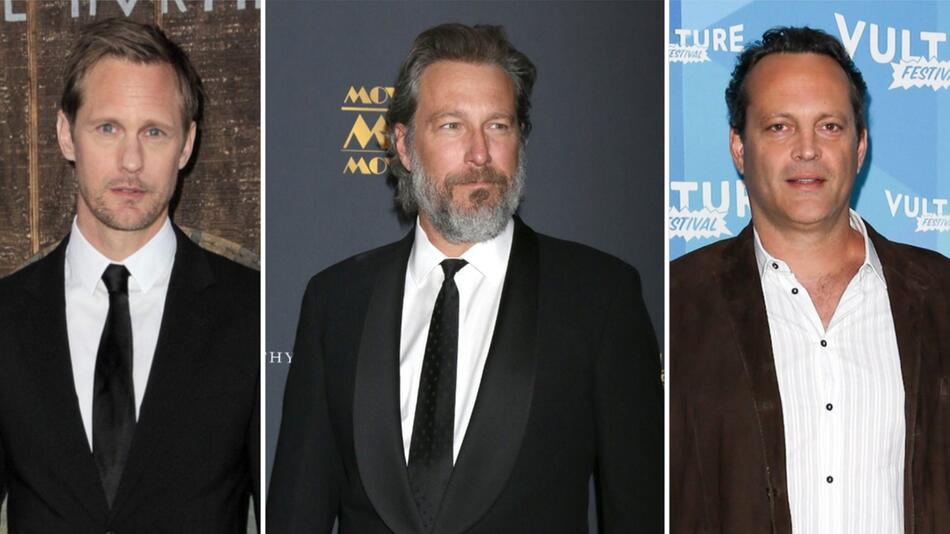 Alexander Skarsgård, John Corbett und Vince Vaughn (v.l.n.r.) besitzen alle ein Gardemaß von ...