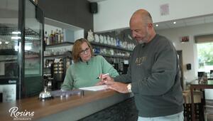 Frank Rosin und Wirtin Heike