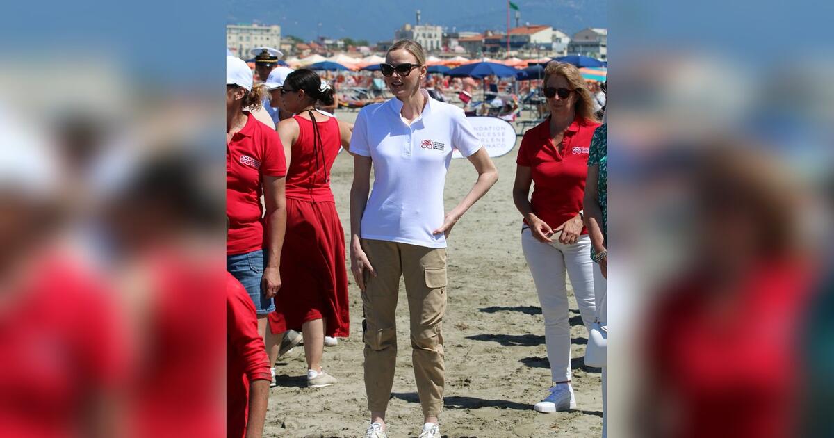 Fürstin Charlène zeigt sich entspannt vor Charity-Rennen in Viareggio