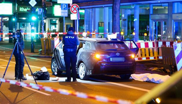 Tote Person in Düsseldorfer Innenstadt