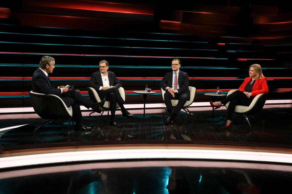 Markus Lanz, Wolfgang Schmidt, Jens Spahn, Eva Quadbeck