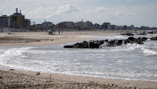 Strand an der italienischen Adria