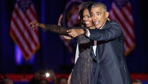 Barack und Michelle Obama auf einer Wahlkampfveranstaltung.