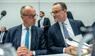 Merz und Spahn in einer Fraktionssitzung.