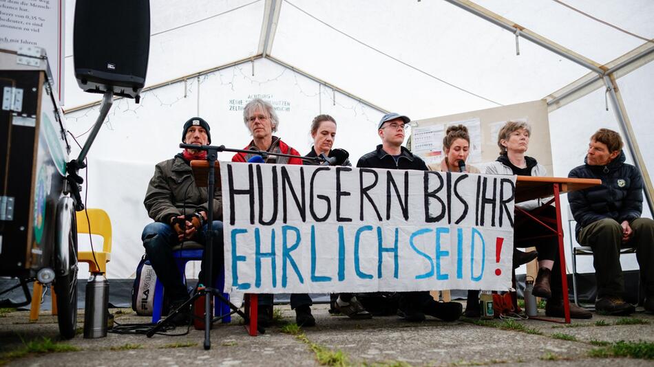 Klima-Hungerstreik in Berlin