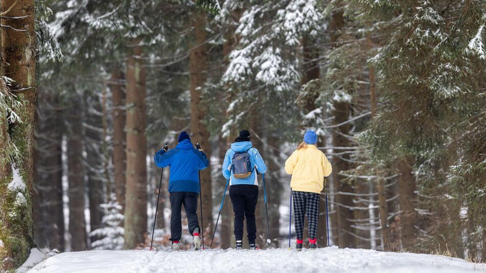 Winterwetter im Thüringer Wald