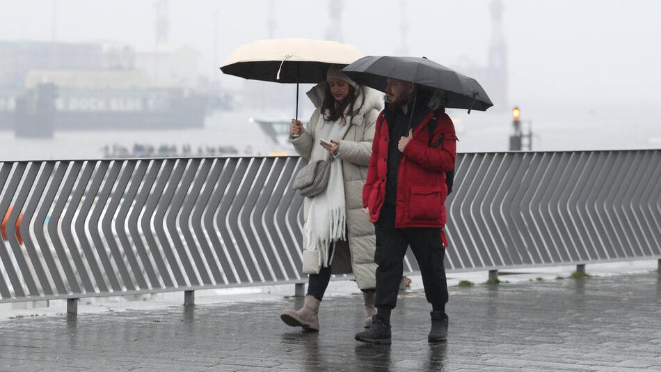 Regen in Hamburg