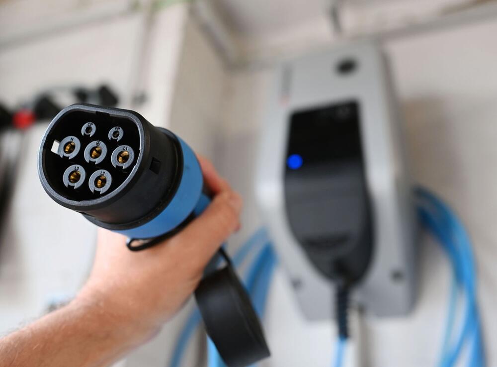 Ladestecker einer Wallbox mit einer Ladeleistung von 11kW