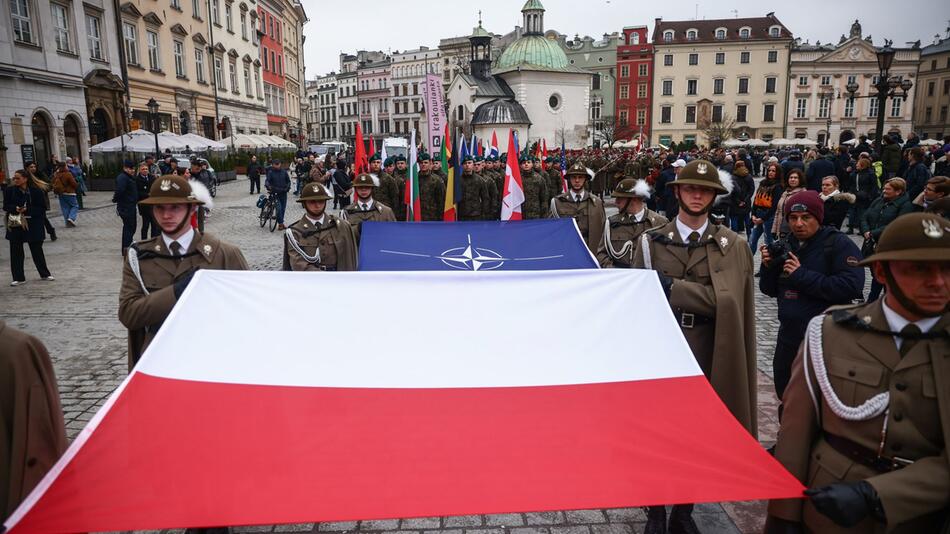 Polnische Flagge