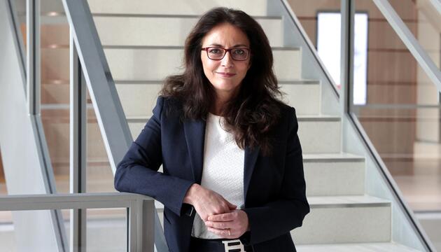 Die DGB-Vorsitzende Yasmin Fahimi